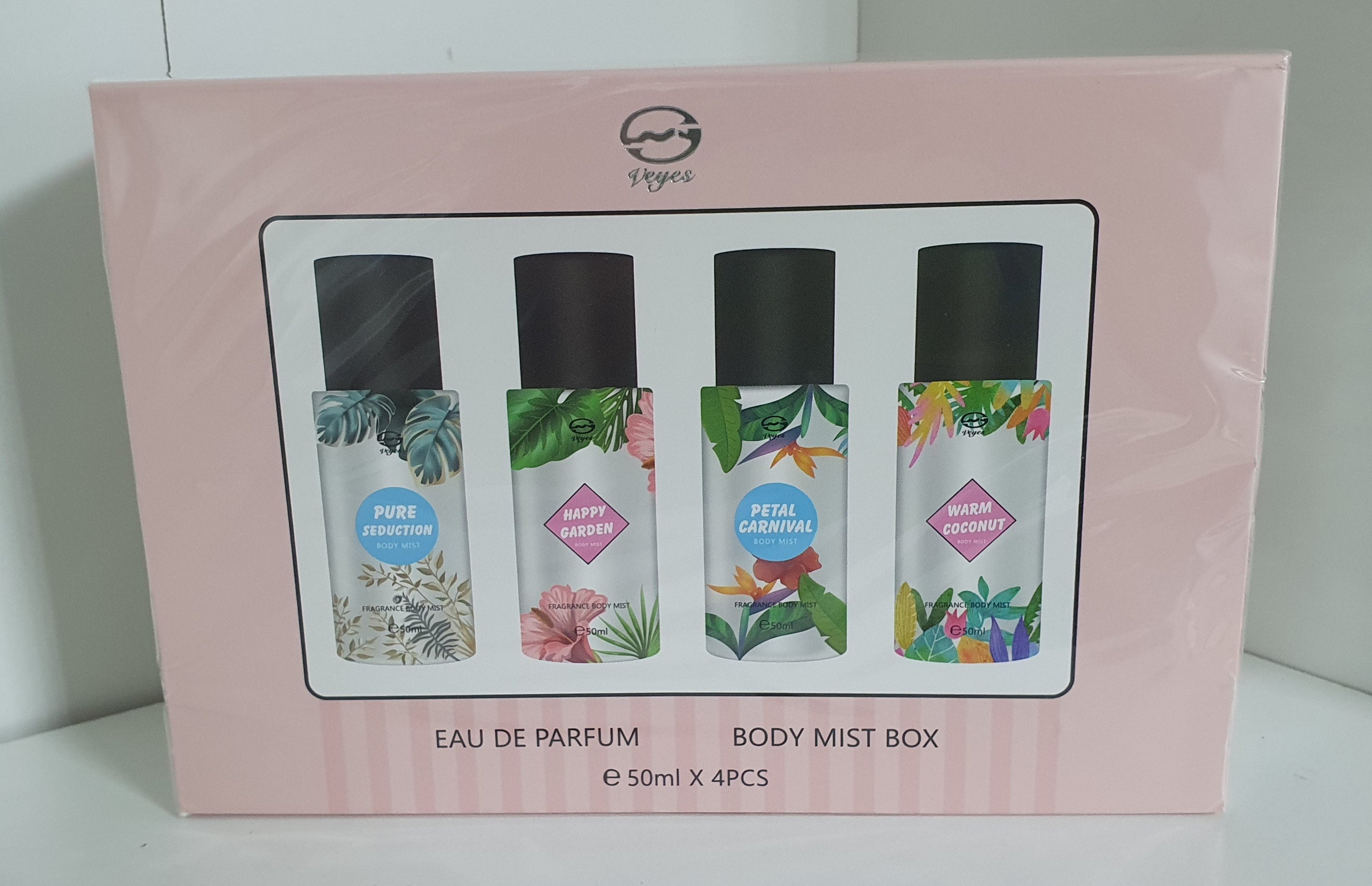 4 Pcs Pack Body mist Box (4X50ML)