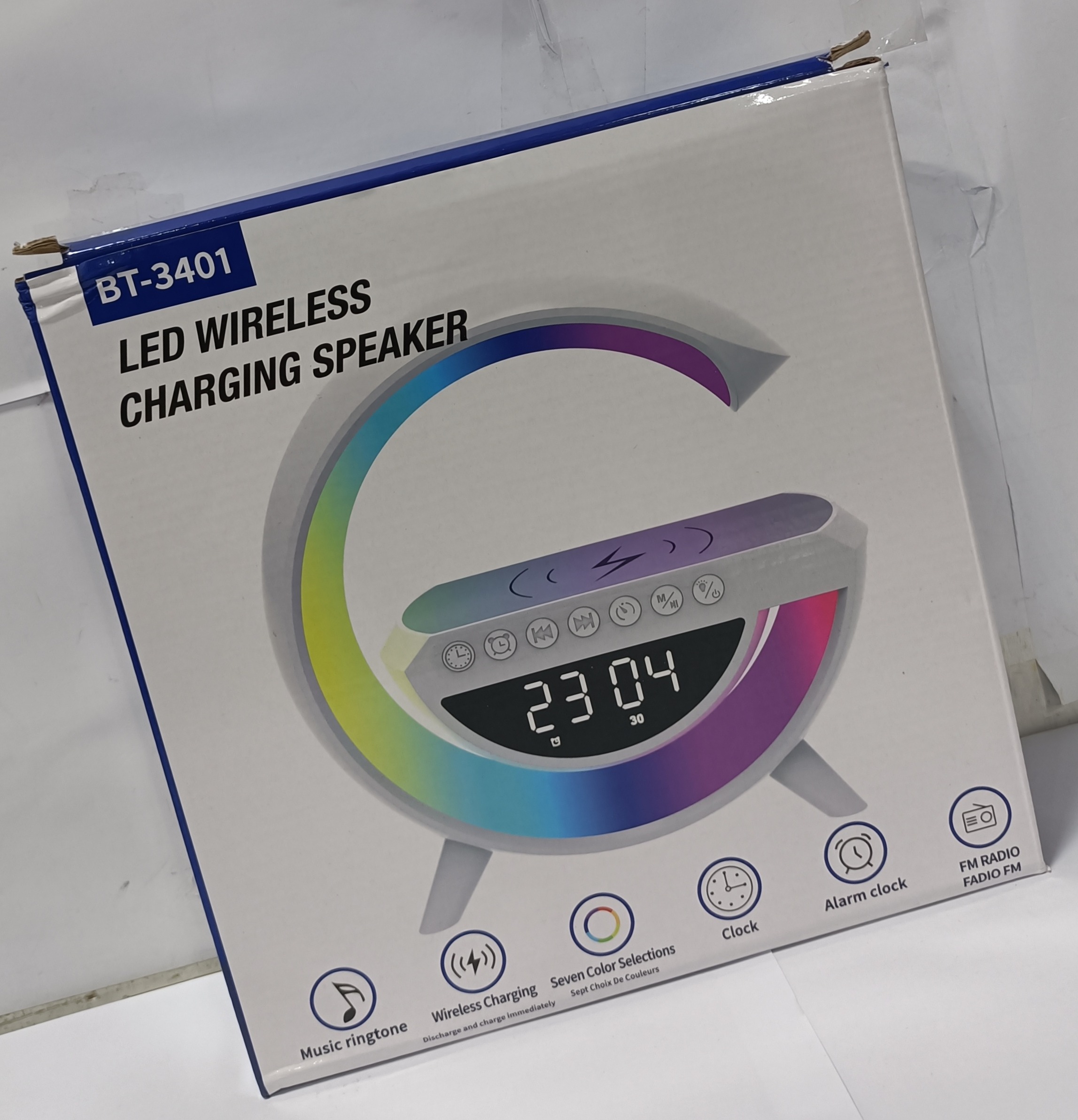 BT-3401 LED WIRELESS CHARGING SPEAKER