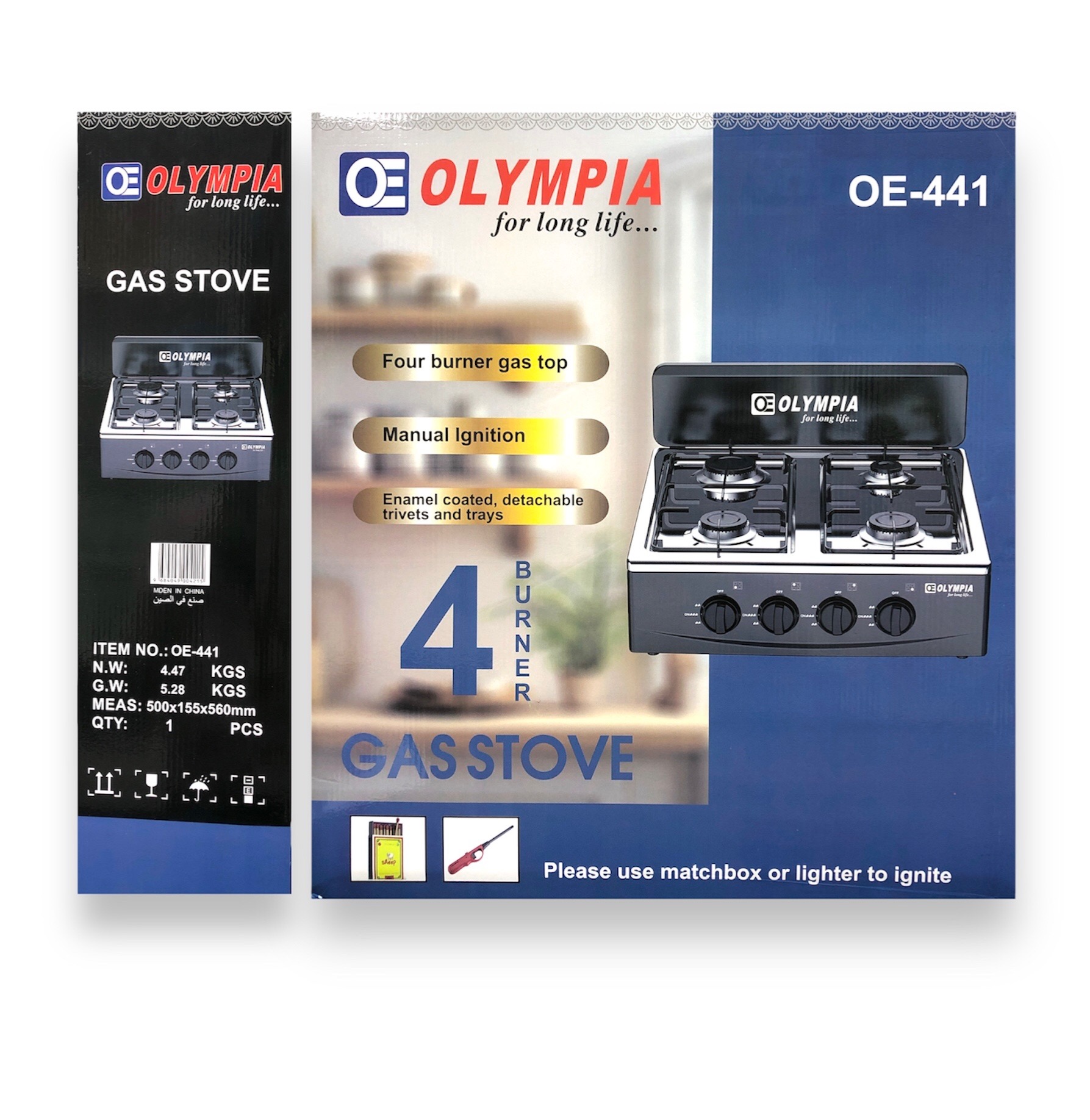 OLYMPIA OE-441 GAS STOVE