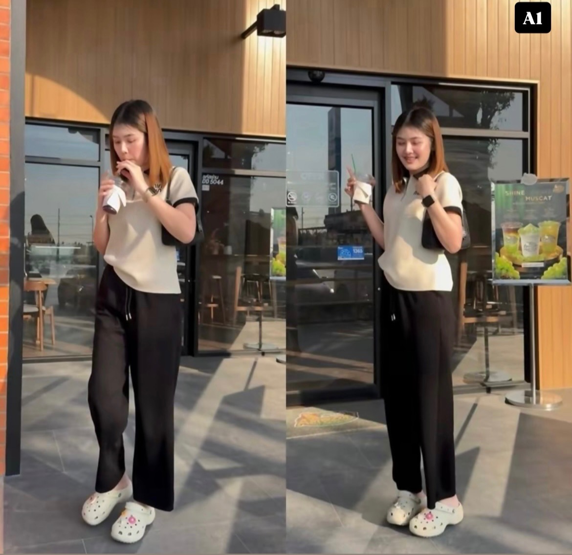 [BKK][PEG][316-400-0] A simple and comfortable outfit for energetic days ☀️ Perfect for sporty and casual looks Soft, lightweight fabric ideal for everyday wear Complete your style with this lovely set
