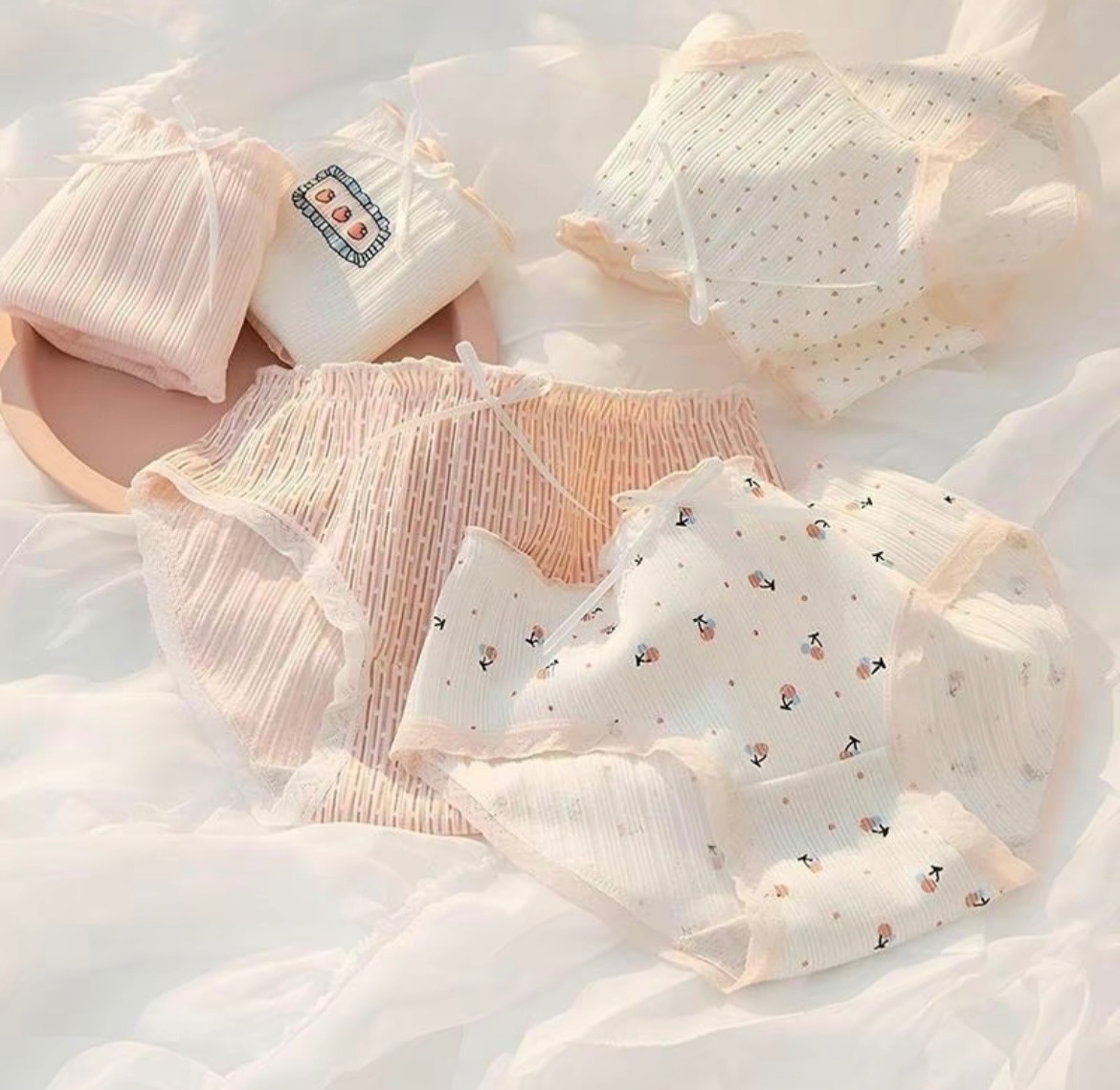 [BKK][PEG][102-200-0]Set of 10 pieces!!!cute women’s underwear, women’s fashion lingerie, Korean style images…