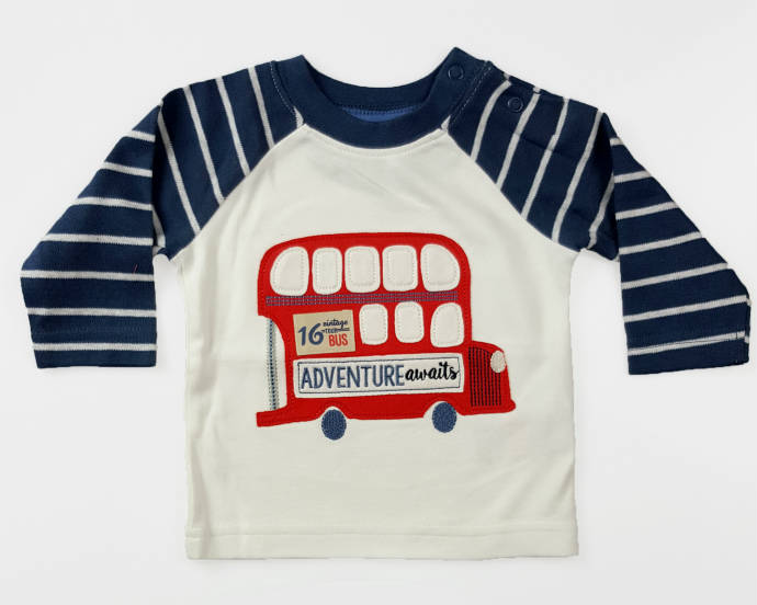 Boys Long Sleeved T-shirt (4 to 12 Months)