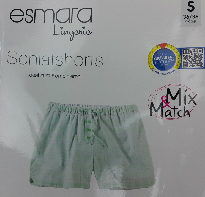 ESMARA ESMARA Womens Schlaf Shorts (XS - S - M - L )