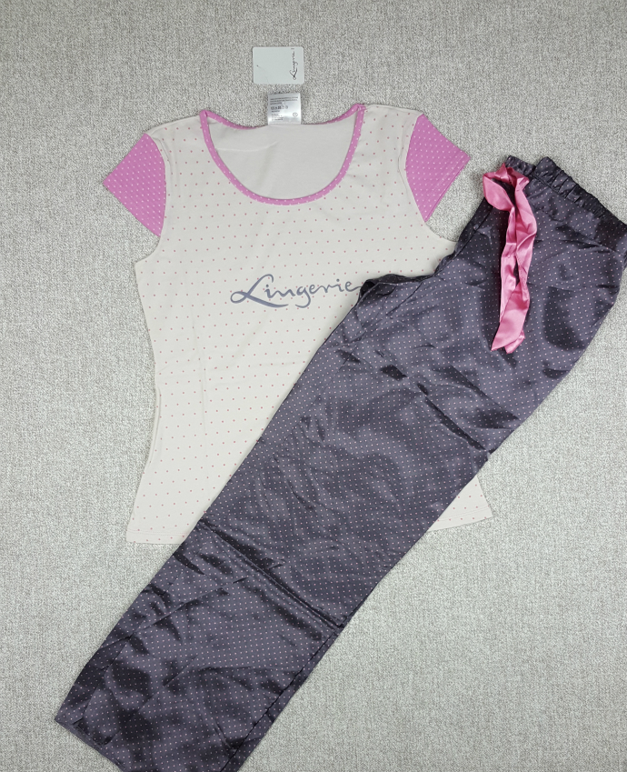 mark LINGERIE Womens T-shirt And Pyjama Set (XS - S - M - L - XL -XXL)