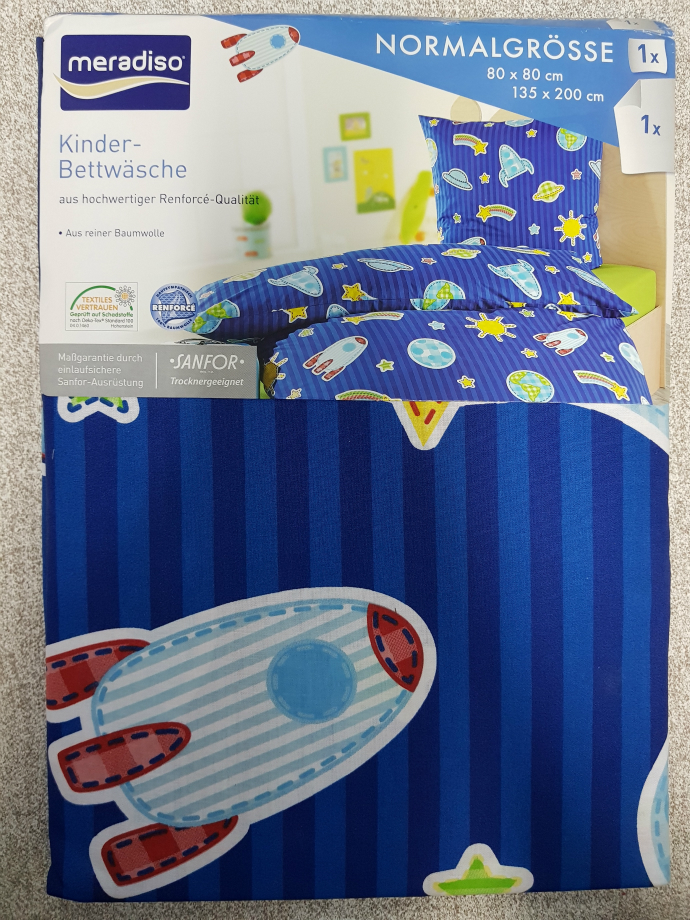2Pcs Bed Sheet Made In Germany 