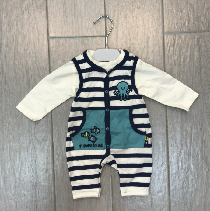 PM Boys Juniors Romper (NewBorn to 9 Months) 