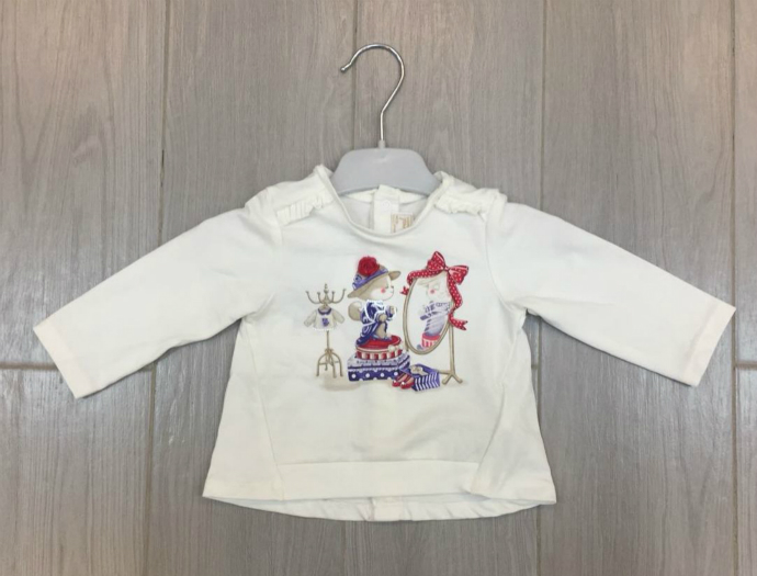 PM Girls Long Sleeved Shirt (PM) (2 to 4 Months)
