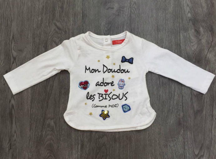 PM Girls Long Sleeved Shirt (PM) (6 to 24 Months) 