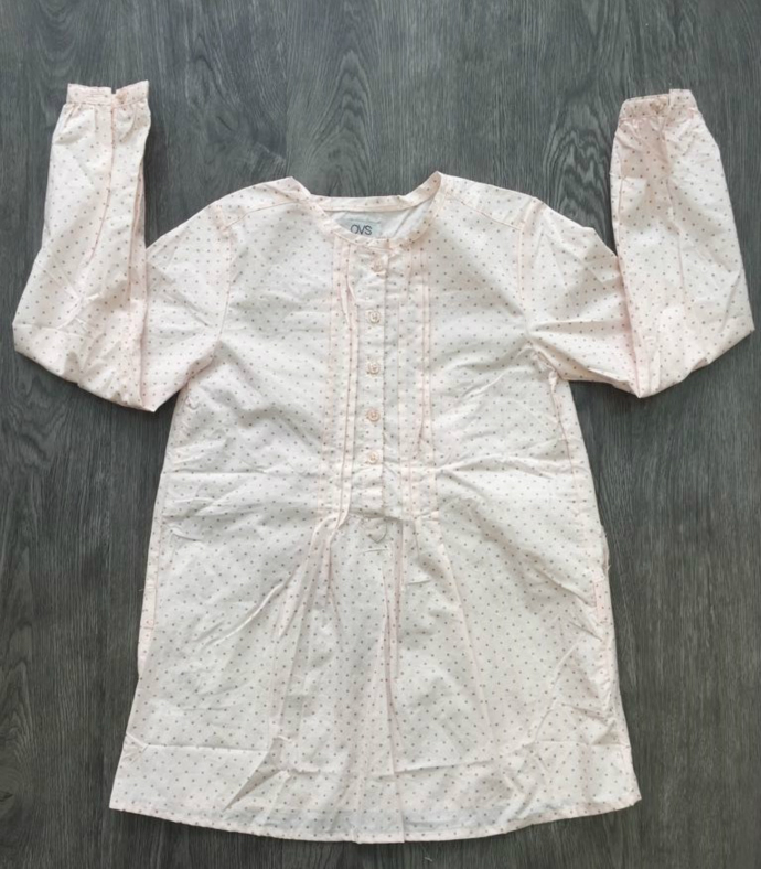 PM OVS Girls Long Sleeved Shirt (PM) (7 to 8 Years) 