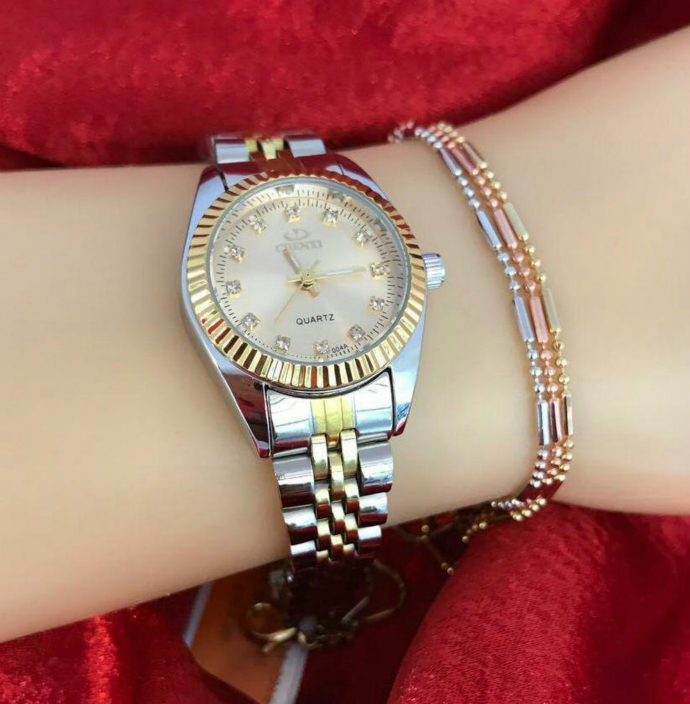Ladies Stylito Chenxi Watch + Free Maching Bracelet (Ladies Gift Set)