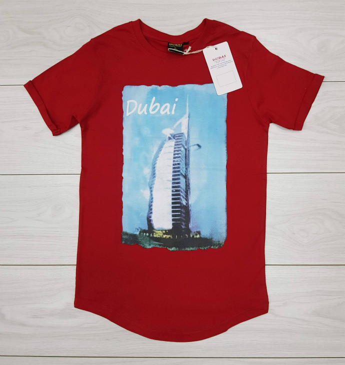 DUBAI Mens T-Shirt (NOVO) (RED) (S - M - L - XL)