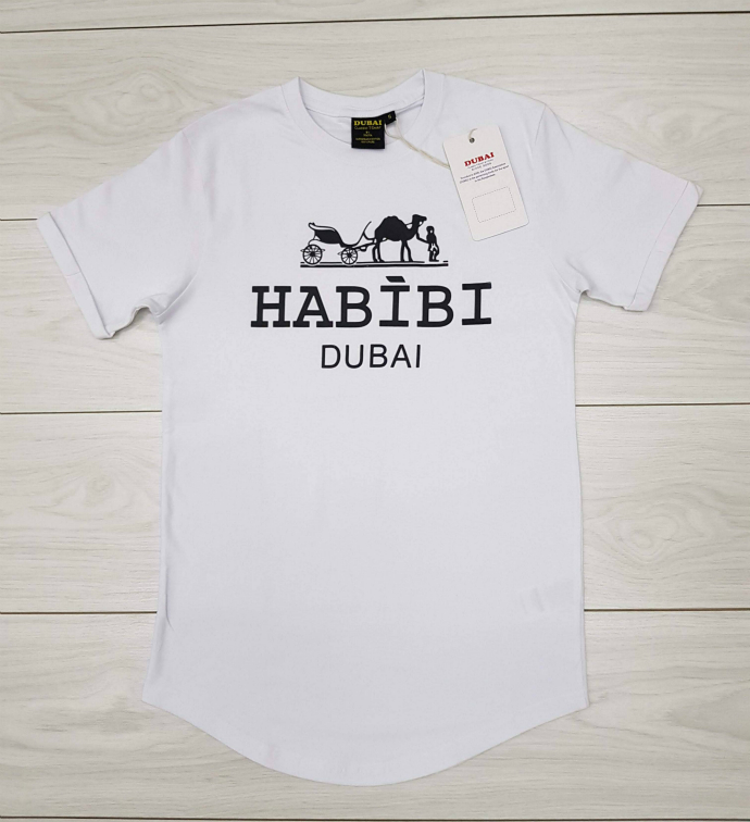 DUBAI Mens T-Shirt (NOVO) (WHITE) (S - M - L - XL)