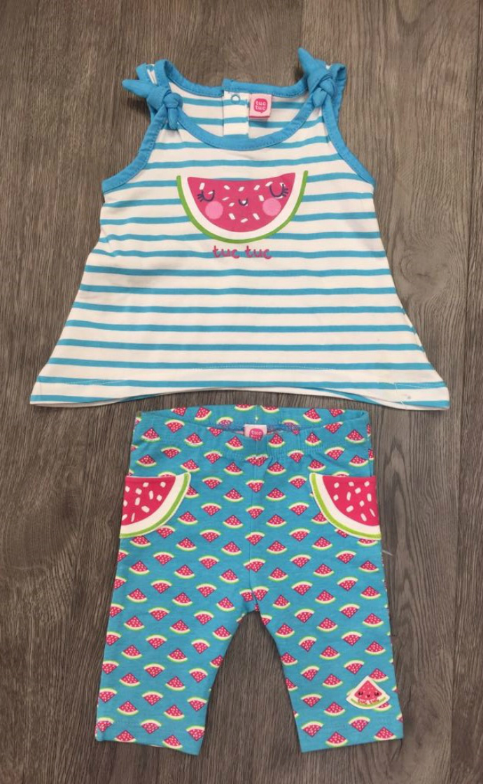 PM Girls Top And Shorts Set (PM) (6 to 18 Months) 