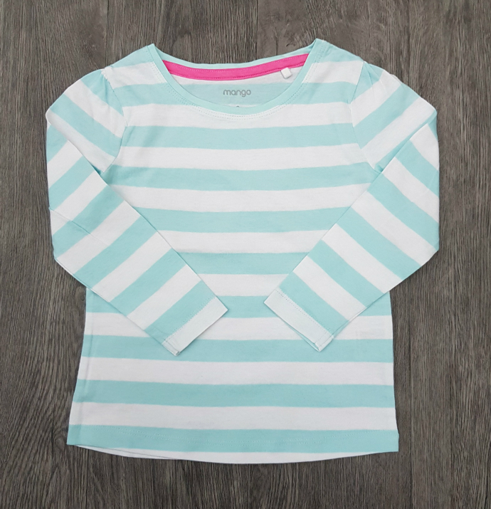 MANGO Girls Long Sleeved Shirt (LIGHT BLUE) (3 to 5 Years)