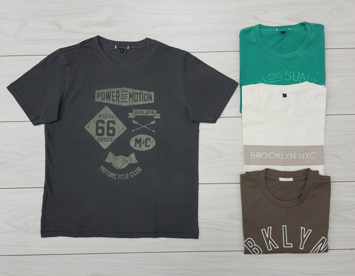 4 Pcs Mens T-Shirt Pack ( Random Color) (XS - S - M - L - XL - XXL - 3XL)