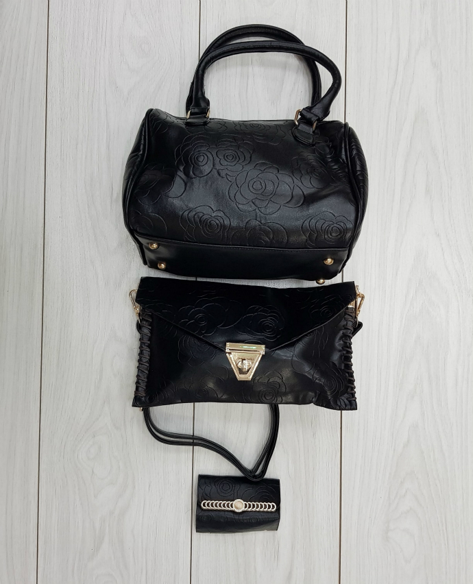 Viva Fashion Ladies Bags (BLACK) (F-124) 