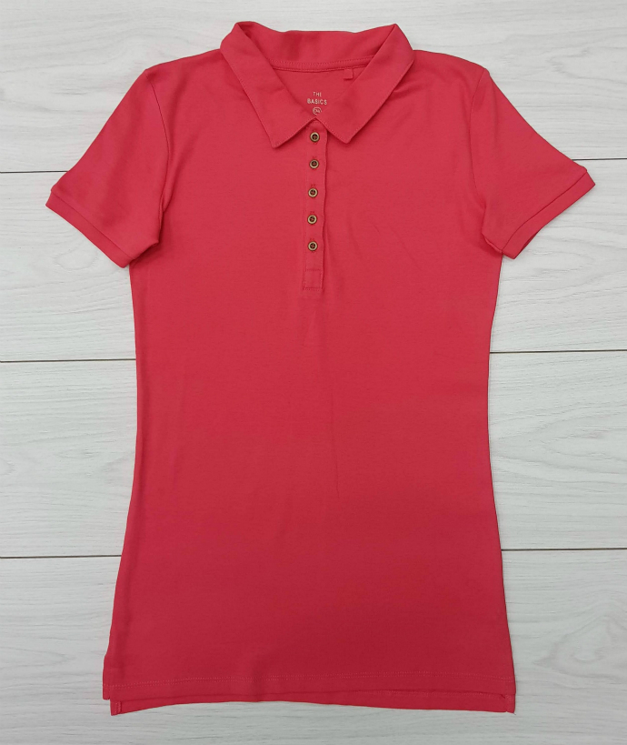 Basic Ladies Polo Shirt (RED) (XS - S - M - L - XL - XXL)