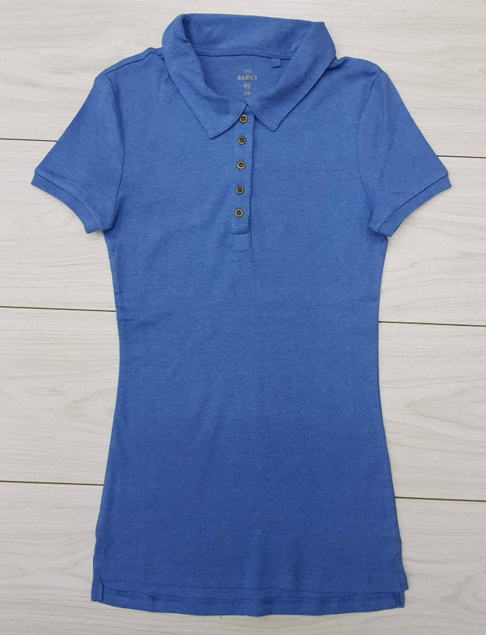 Basic Ladies T-Shirt ( BLUE) (XS - S - M - L)