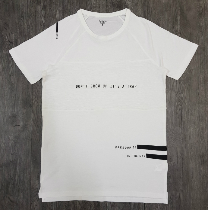Defacto Mens T-Shirt (WHITE) ( S - M - L - XL - XXL) 