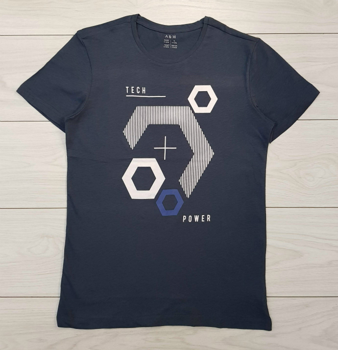 AM Mens T-Shirt (NAVY) (S - M - L - XL ) 