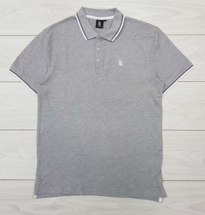 MARINA YACHTING Mens Polo T-Shirt (GRAY) (L - XL) 