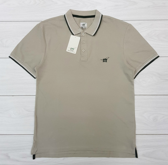 HENRY COTTON  Mens Polo Shirt (KHAKI) (XL - XXL)