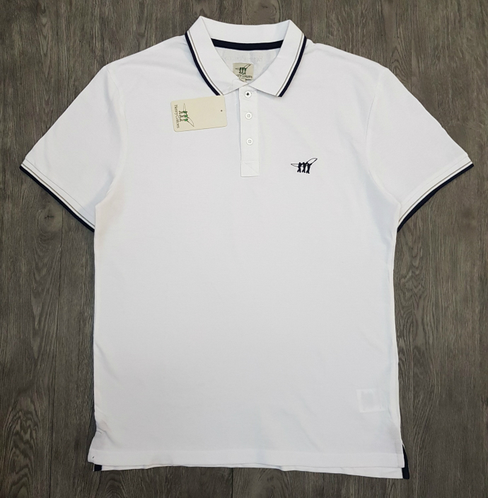 HENRY COTTON Mens Polo Shirt (WHITE) (L - XL - XXL - 3XL)