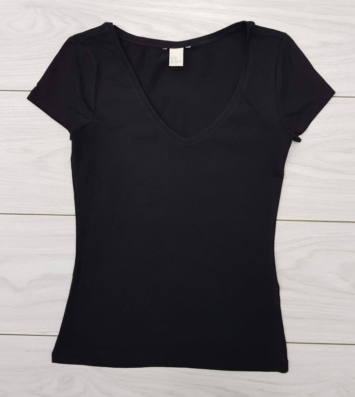 HM Ladies T-Shirt (BLACK) (XS - S - M - L - XL)