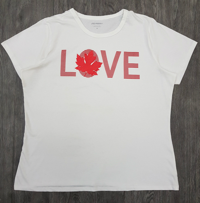 JOE FRESH Ladies T-Shirt (WHITE) (1XL  - 2XL - 3XL) 