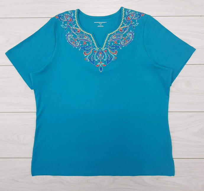 ALLISON DALEY Ladies T-Shirt (BLUE) (1XL)