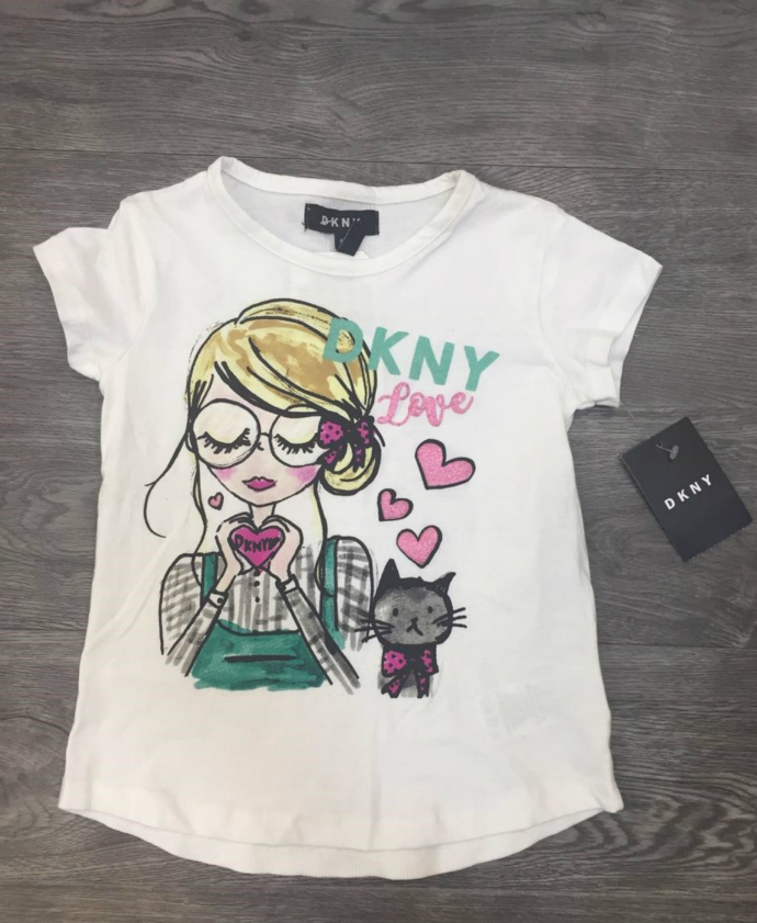 PM DKNY Girls T-Shirt (PM) (2 to 4 Years) 