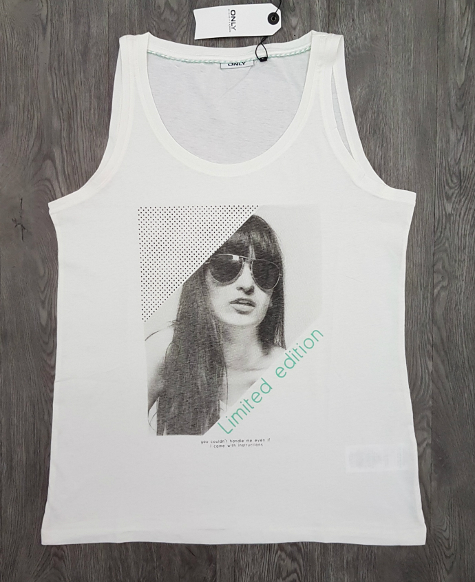 ONLY Ladies Top (WHITE) (L)