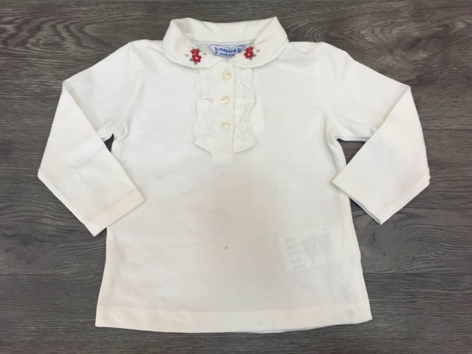 PM MAYORAL Girls Long Sleeved Shirt (PM) (12 to 36 Months)