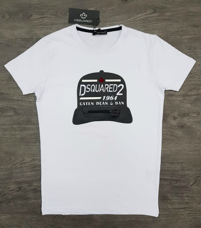 DSQUARED2 Mens Turkey T-Shirts (WHITE) (S - M - L - XL - XXL)