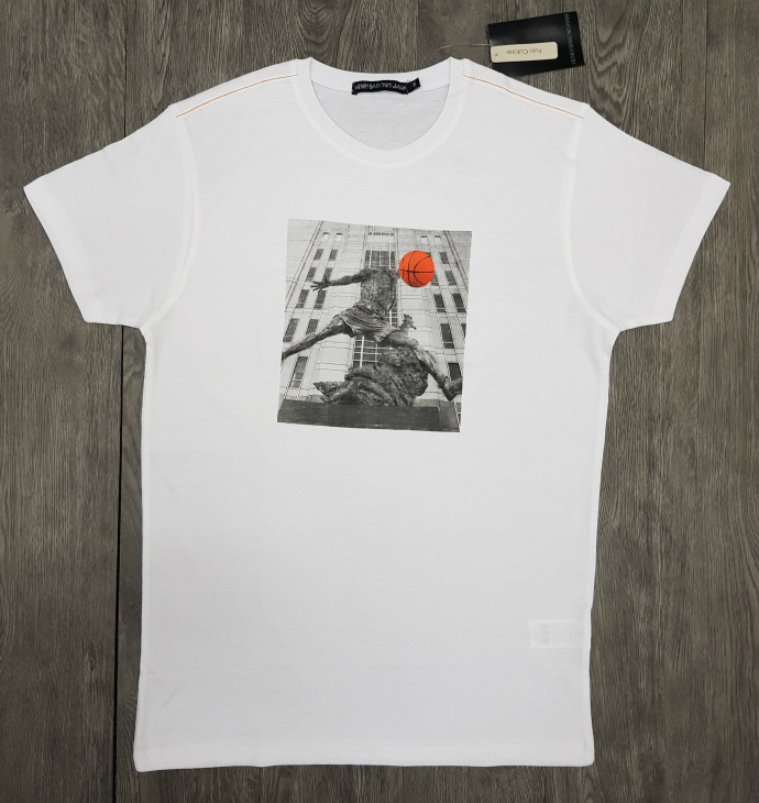 HENRY BAROWSOMAN Mens T-Shirt (WHITE) (S - M - L - XL )