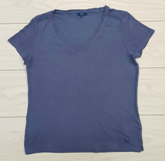 TOM TAILOR Ladies T-Shirt (BLUE) (S - M - L - XL - XXL - 3XL)