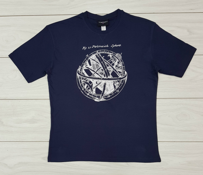 TRAMAS Mens T-Shirt (NAVY) (M - L - XL - XXL)