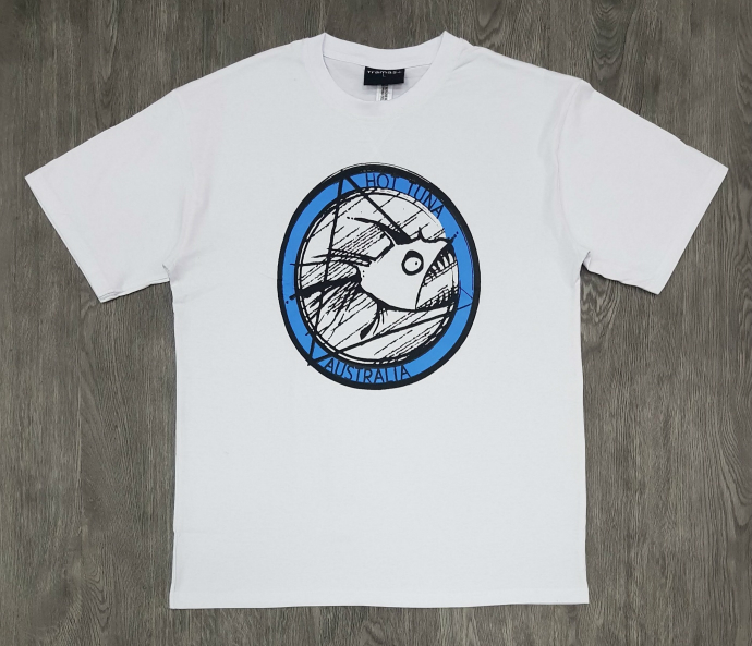 TRAMAS Mens T-Shirt (WHITE) (L)