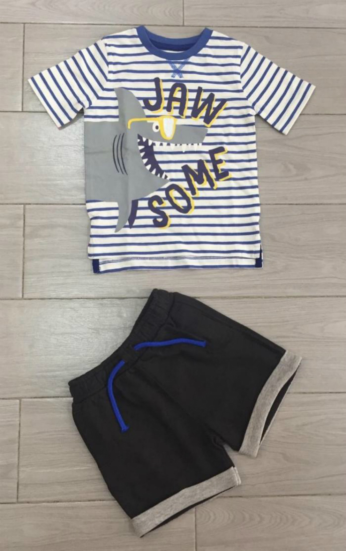 PM Boys T-Shirt And Shorts Set (PM) (12 Months to 7 Years) 