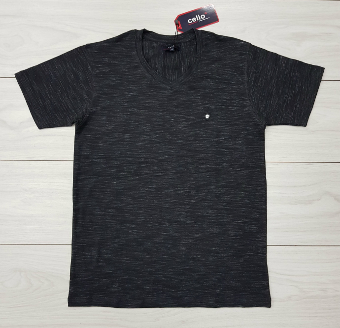 CELIO Mens T-Shirt (BLACK) (S - M - L - XL )