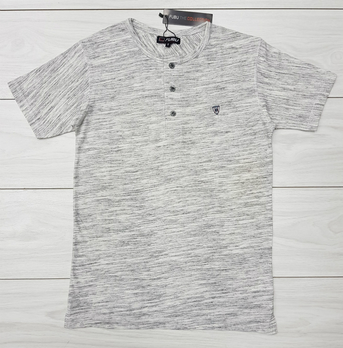 FUBU Mens T-Shirt (LIGHT GRAY) (S - L - XL)
