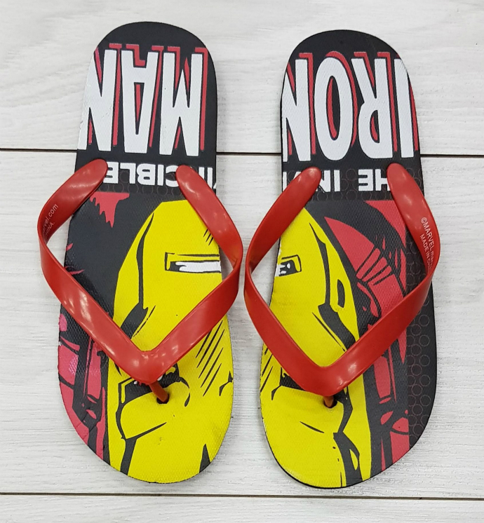 Mens Slippers (BLACK - YELLOW) (40 to 45)