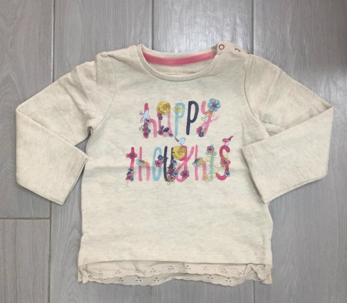 PM Girls Long Sleeved Shirt (PM) (3 to 18 Months)