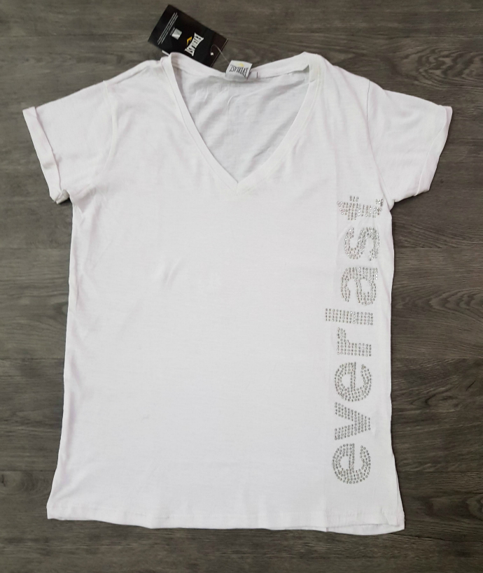 EVERLAST Ladies T-Shirt (WHITE) (S - M - L - XL)