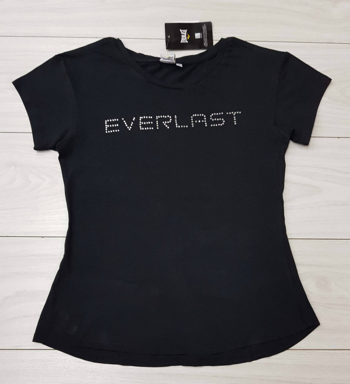 EVERLAST Ladies T-Shirt (BLACK) (S - M - L - XL)