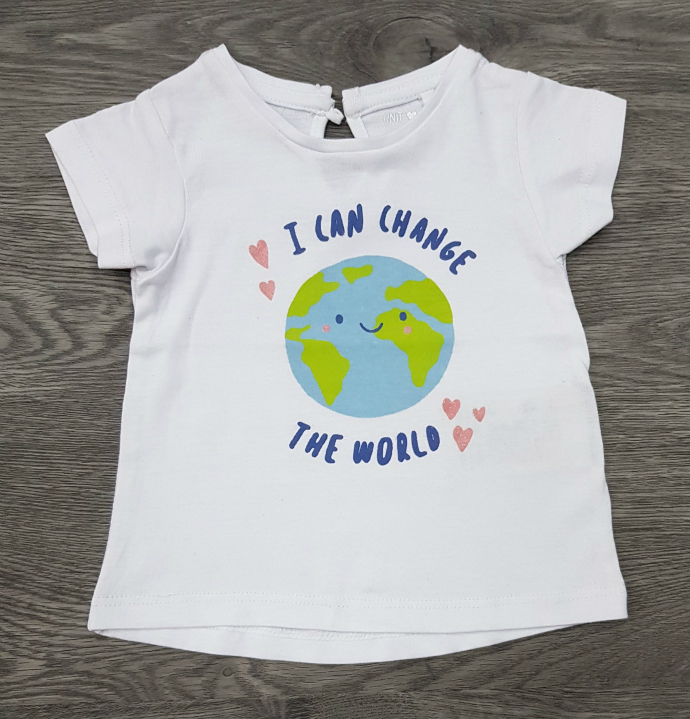 Girls T-Shirt (WHITE) (FM) (18 Months to 4 Years) 