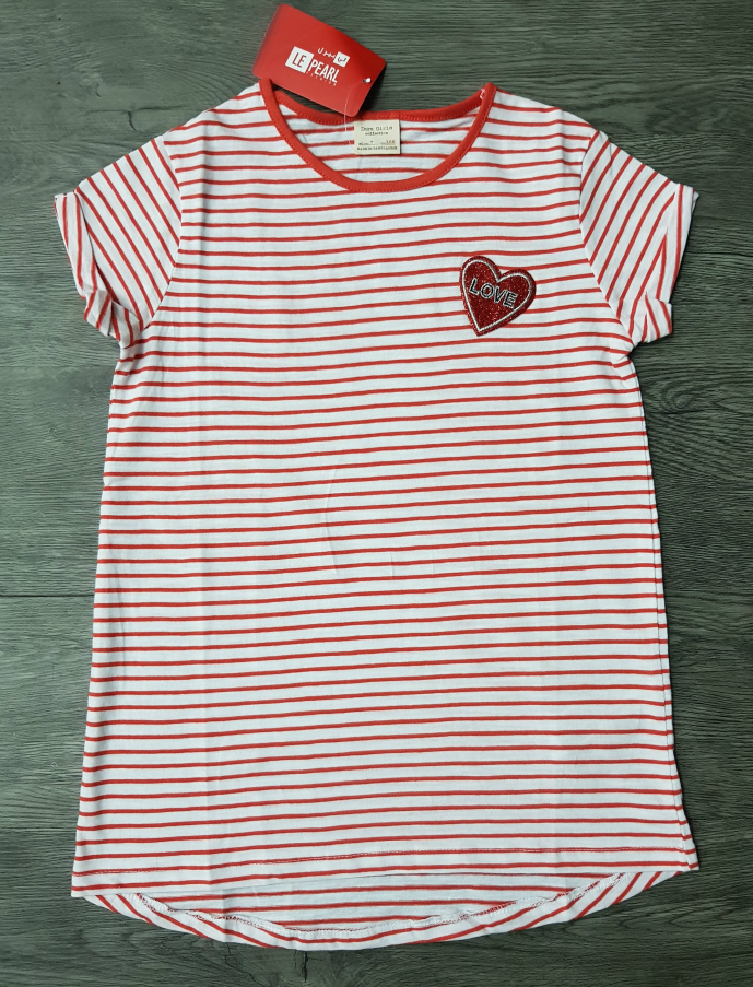 Girls T-Shirt (RED) (LP) (FM) (7 to 14 Years)