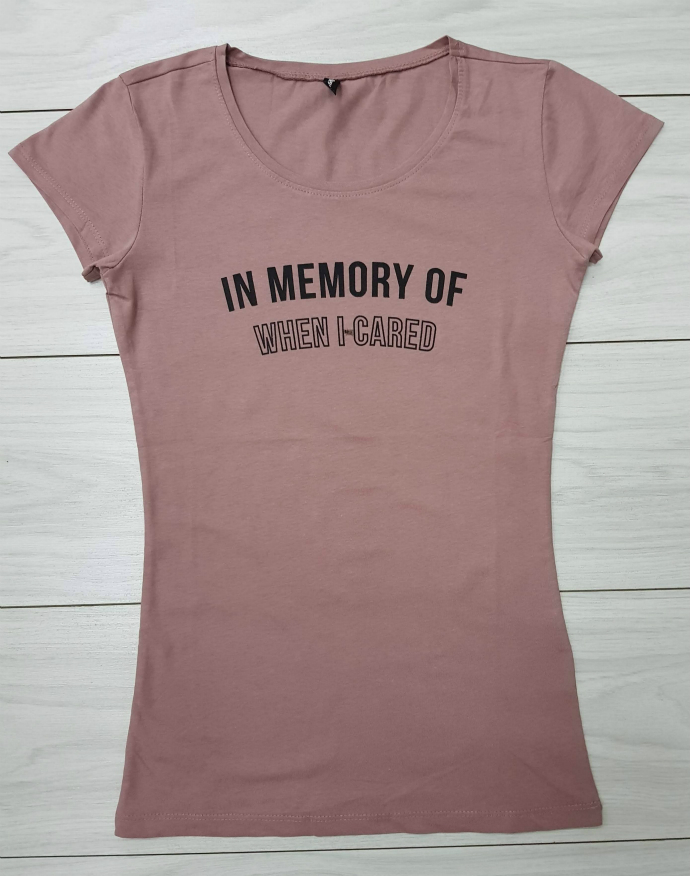 SINSAY Ladies T-Shirt (PINK) (XS - S - M - L - XL)