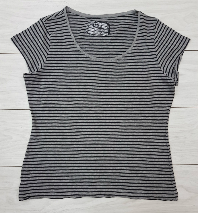 HM Ladies T-Shirt (DARK GRAY) (XS -  S - M - L - XL)