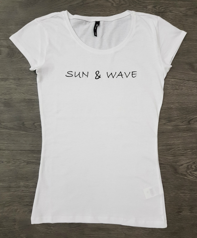 SINSAY Ladies T-Shirt (WHITE) (XS - S - M - L - XL) 
